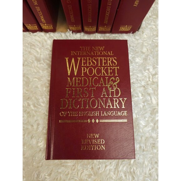 The New International Websters Pocket Complete Dictionary 8-Book Set By Trident - Picture 10 of 10